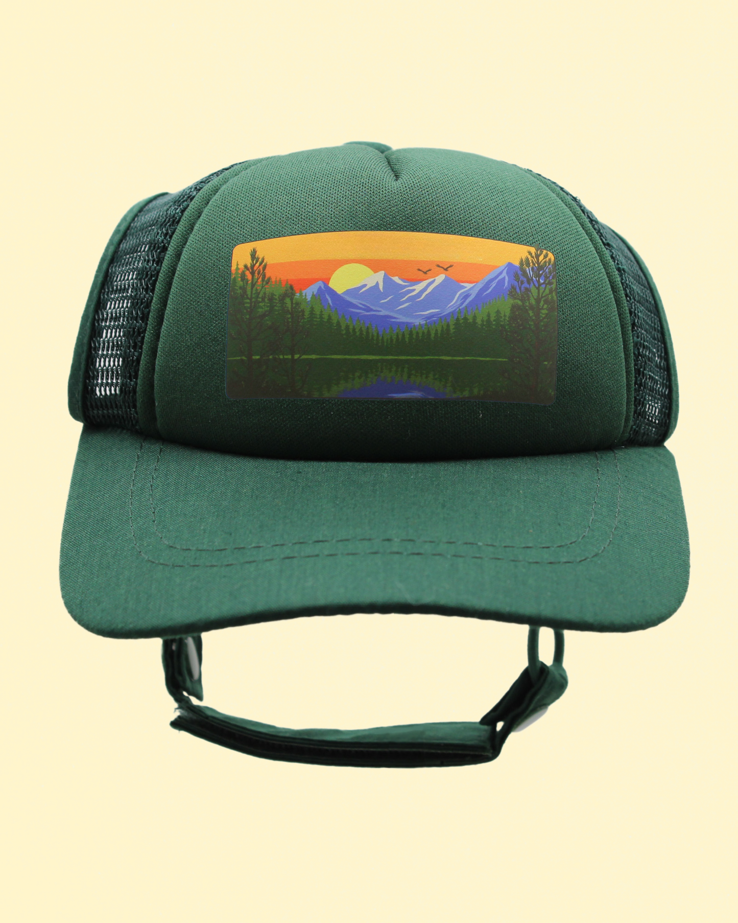 mountain lake cat hat