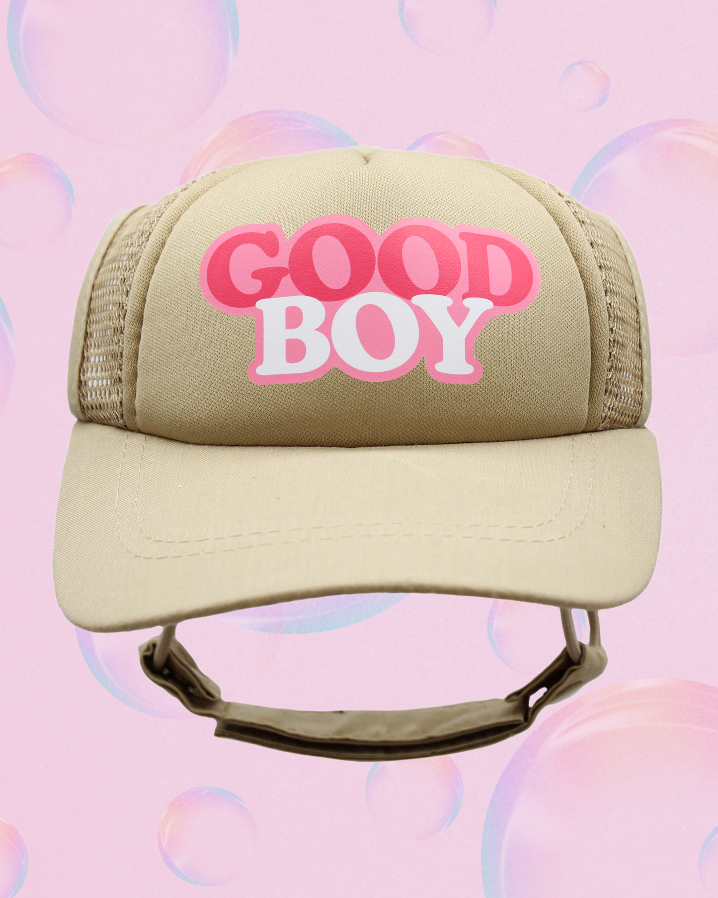 good boy bubble text