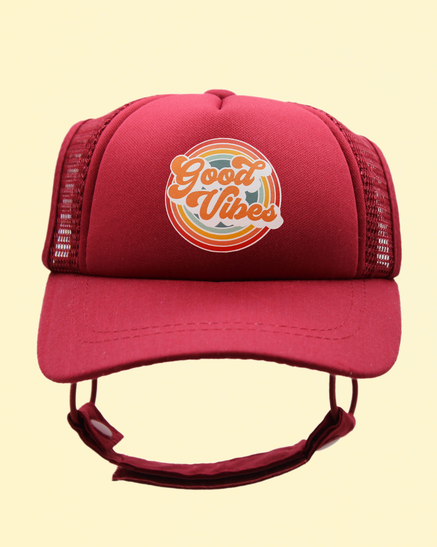 good vibes cat hat