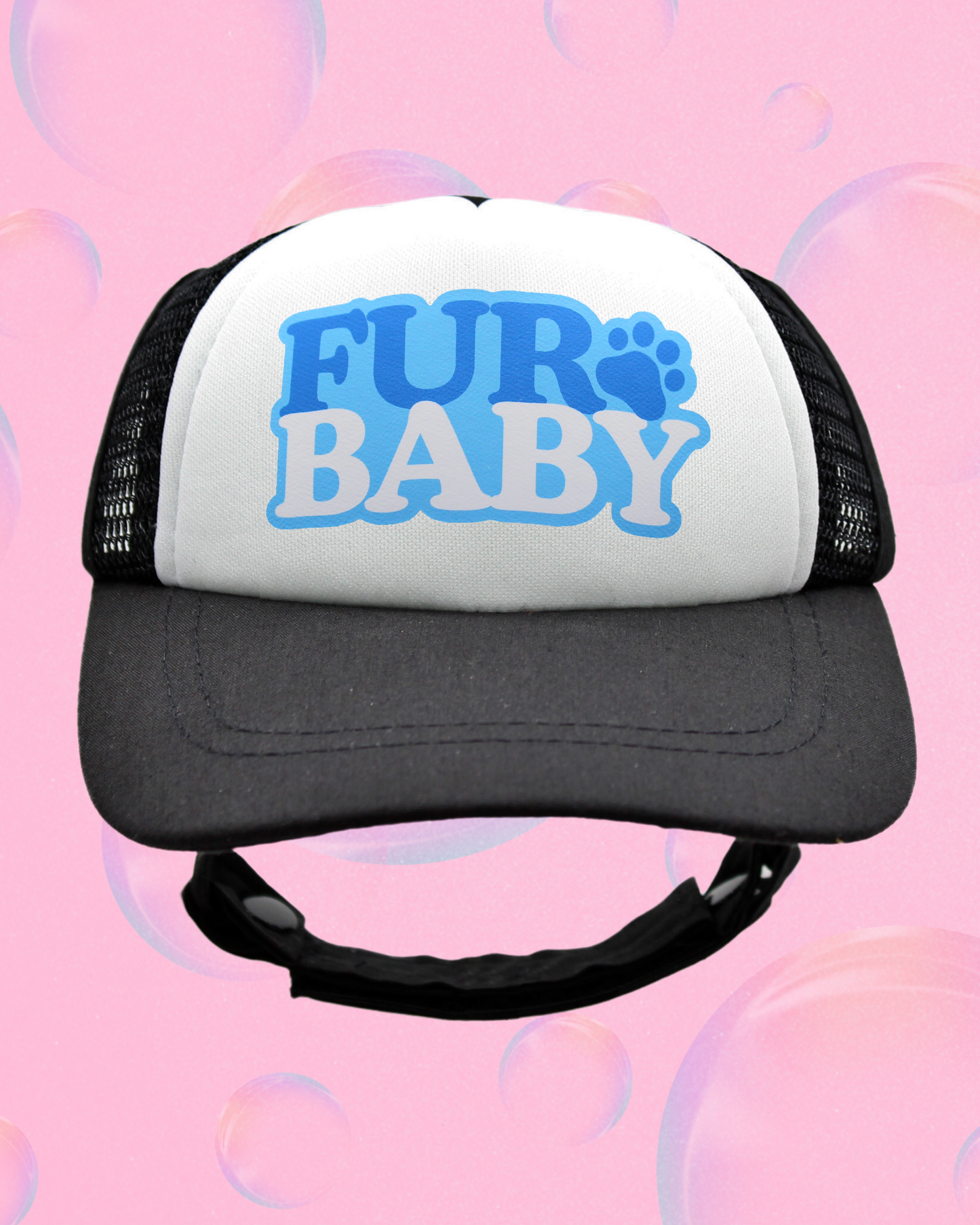 fur baby bubble text