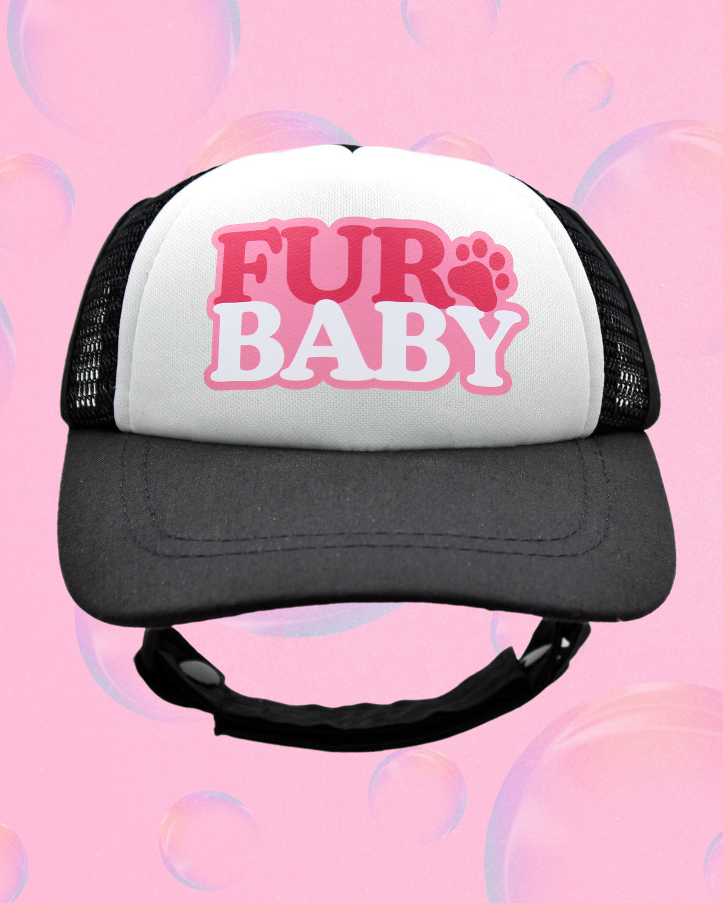 fur baby bubble text