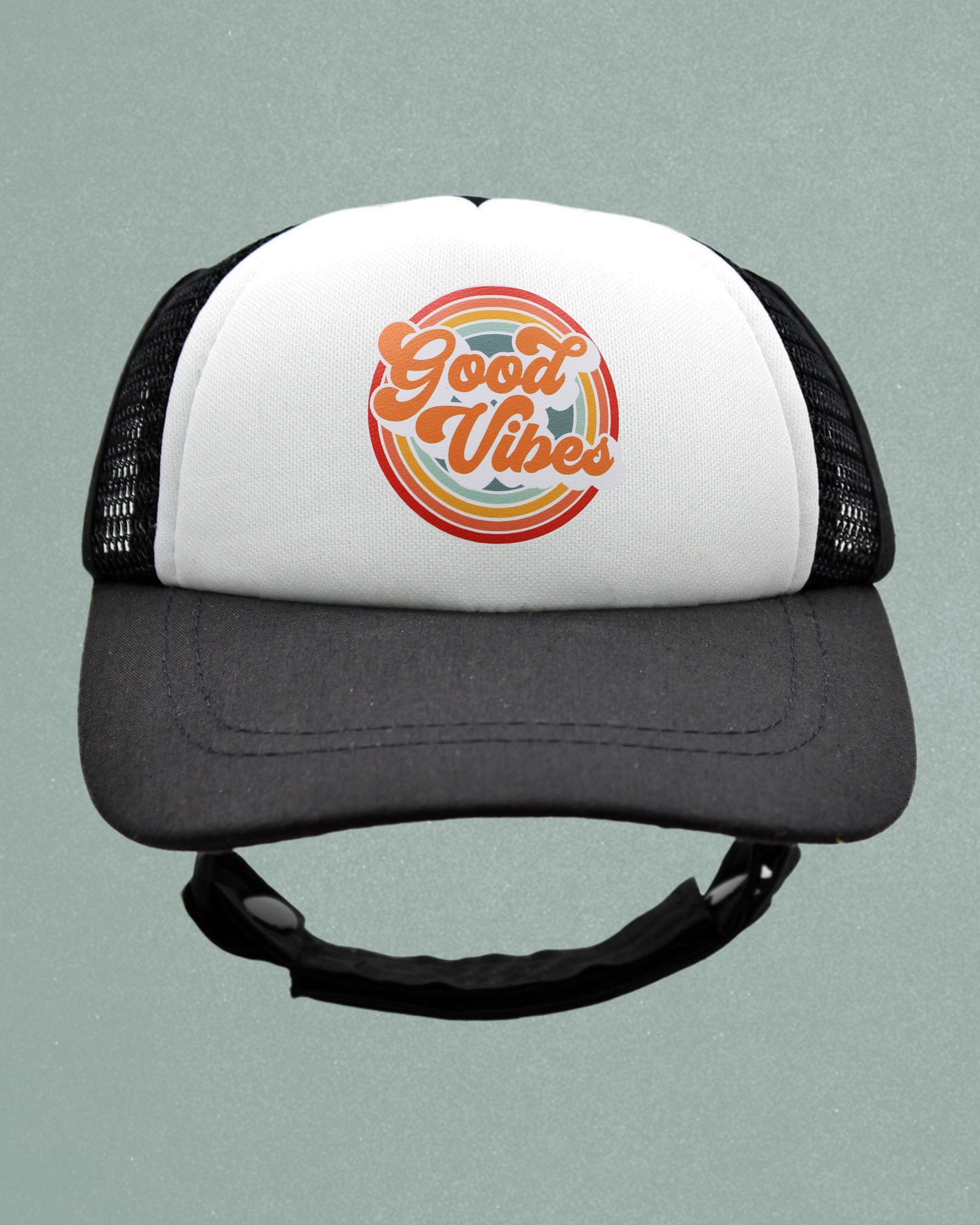 good vibes cat hat