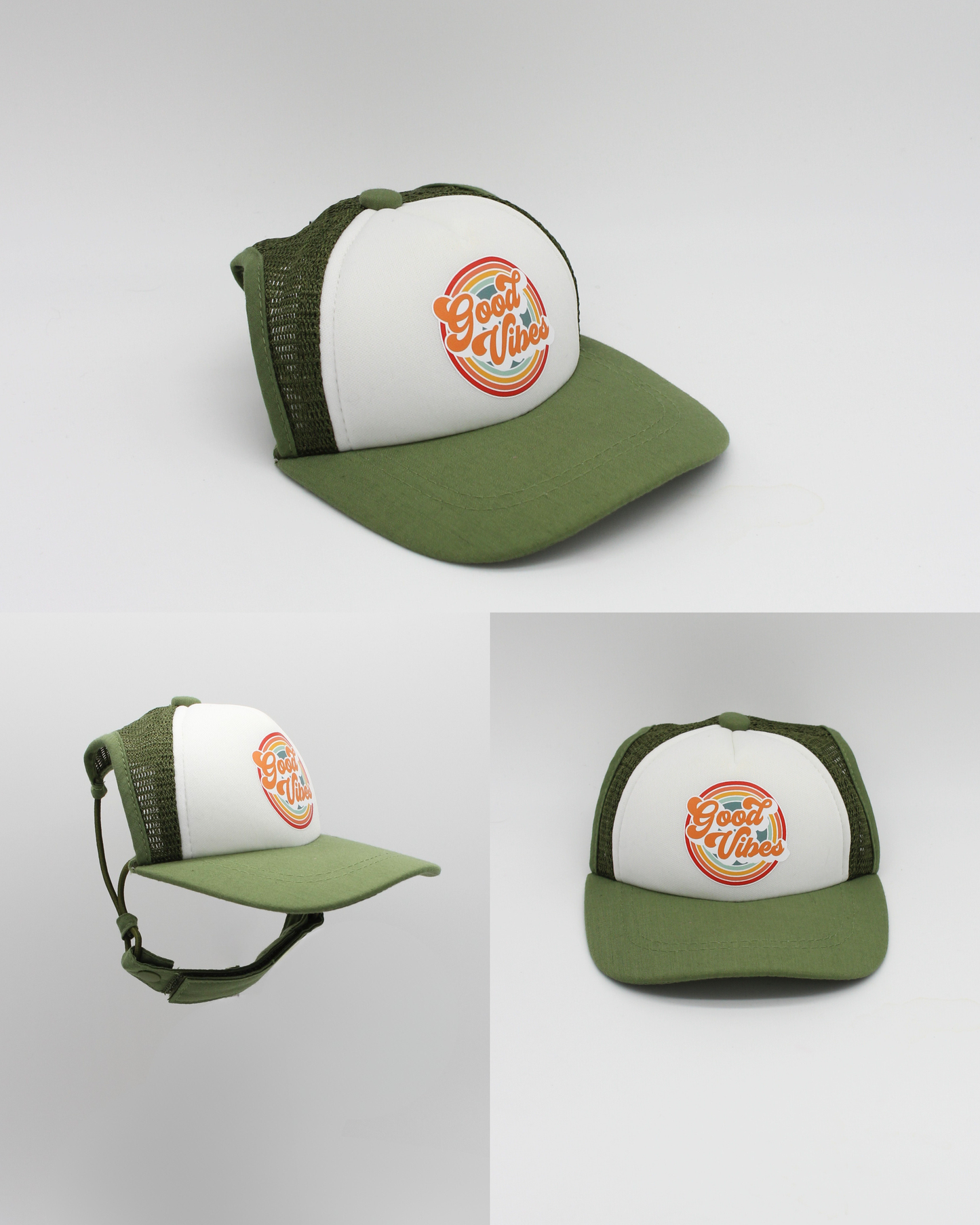 good vibes cat hat
