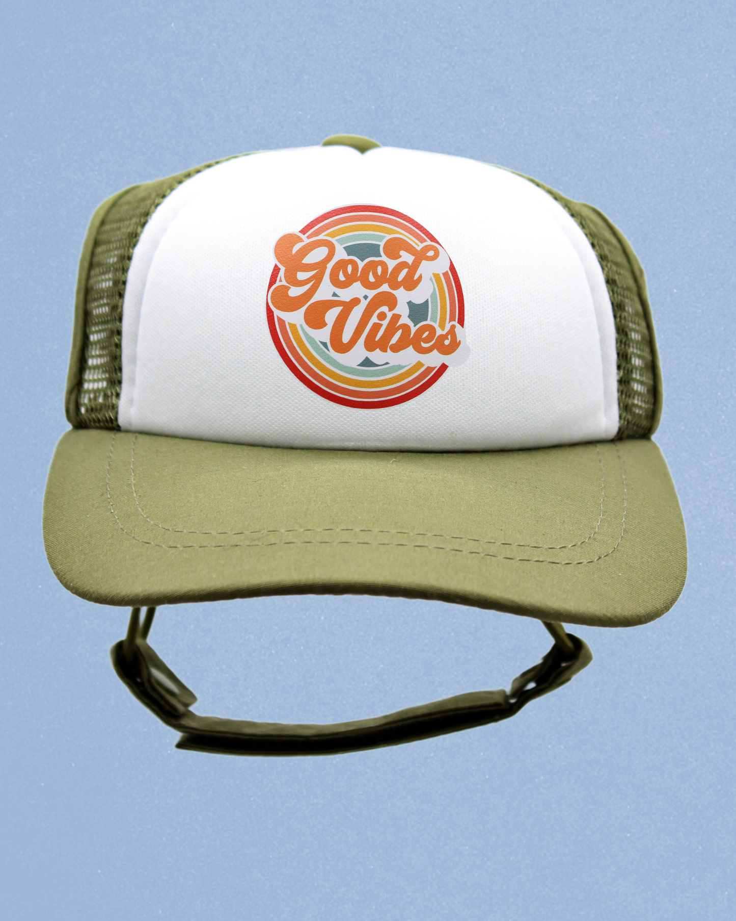 good vibes cat hat