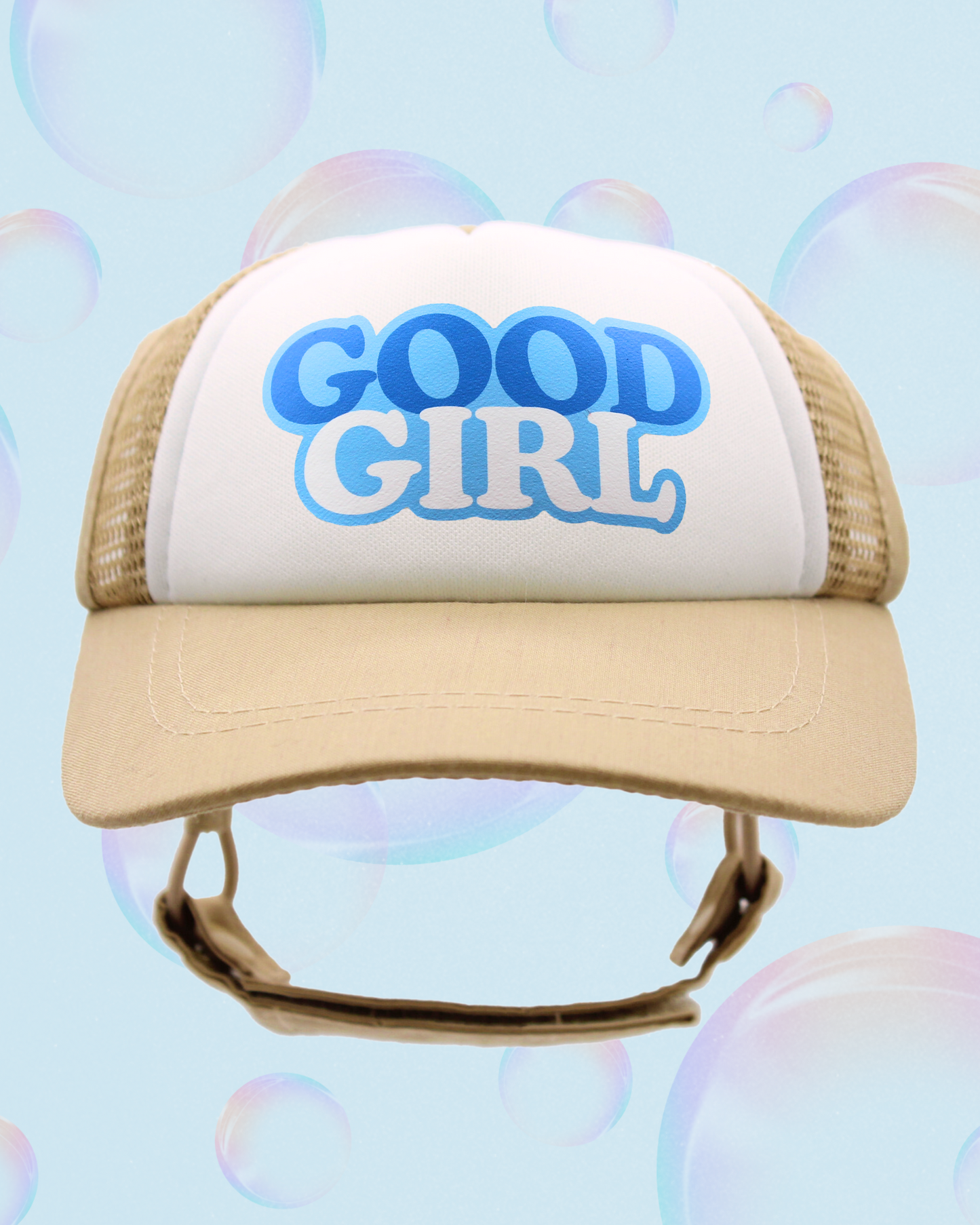 good girl bubble text