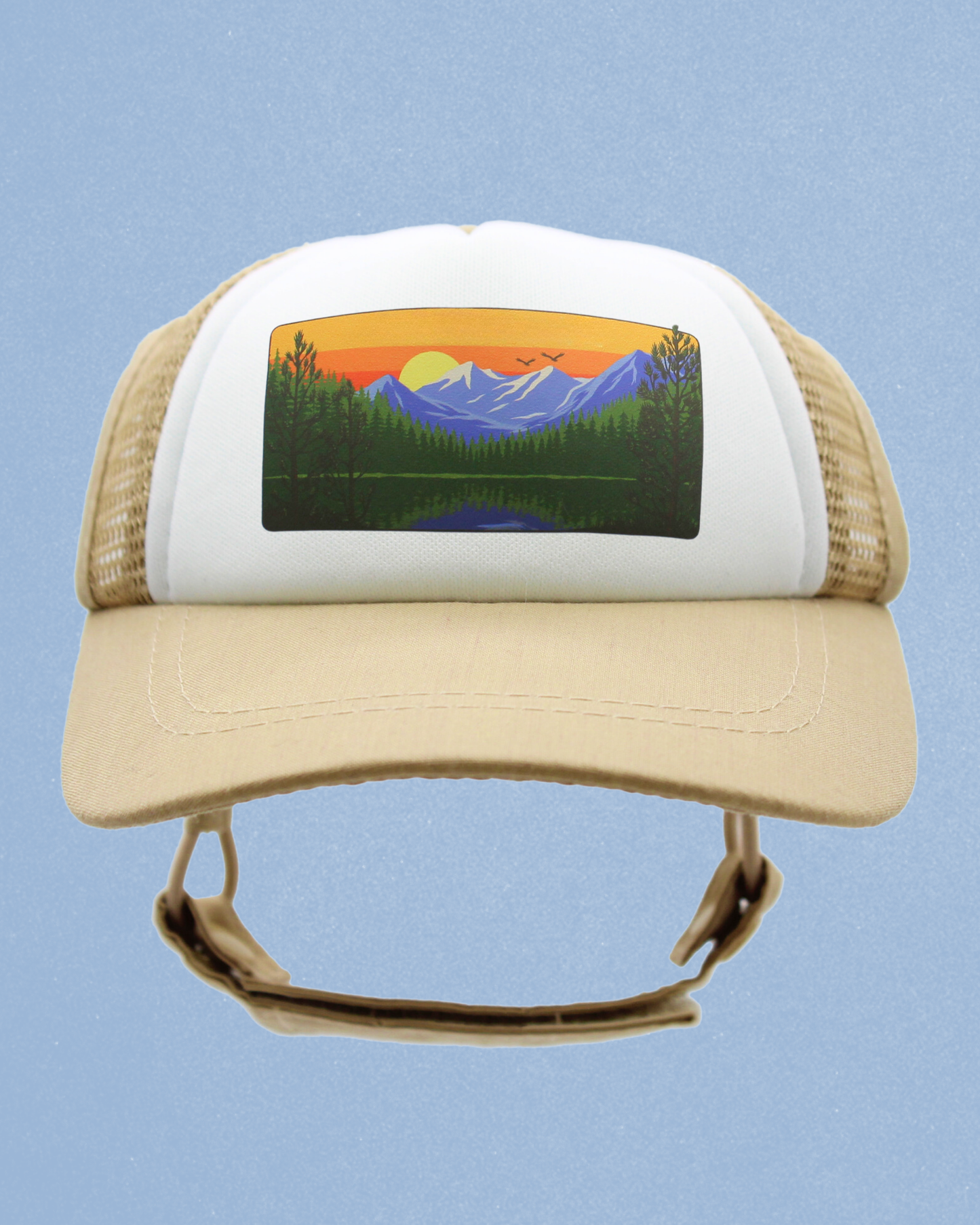 mountain lake cat hat