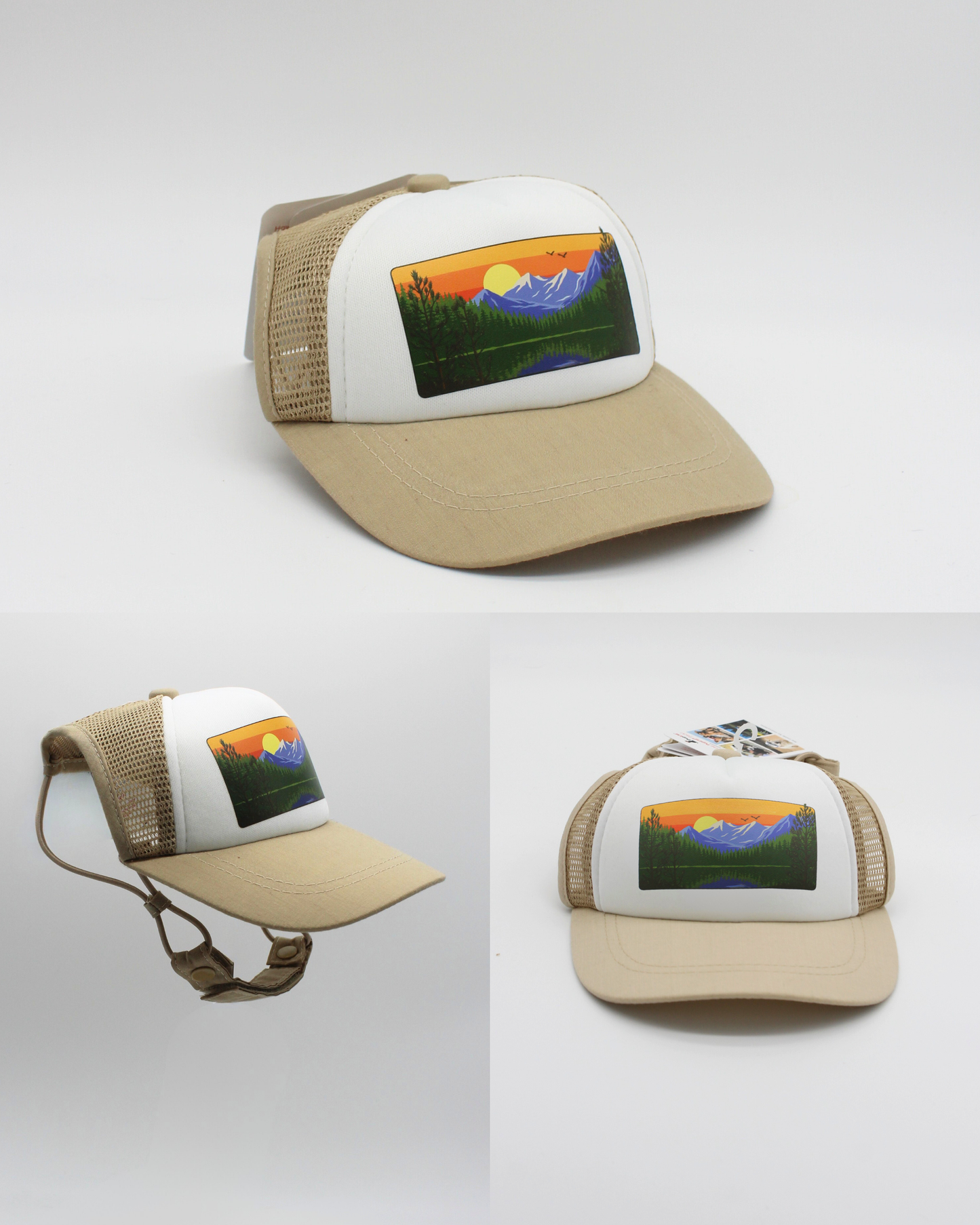 mountain lake cat hat