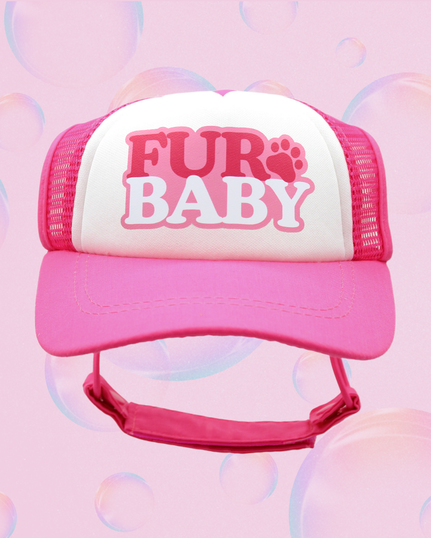 fur baby bubble text