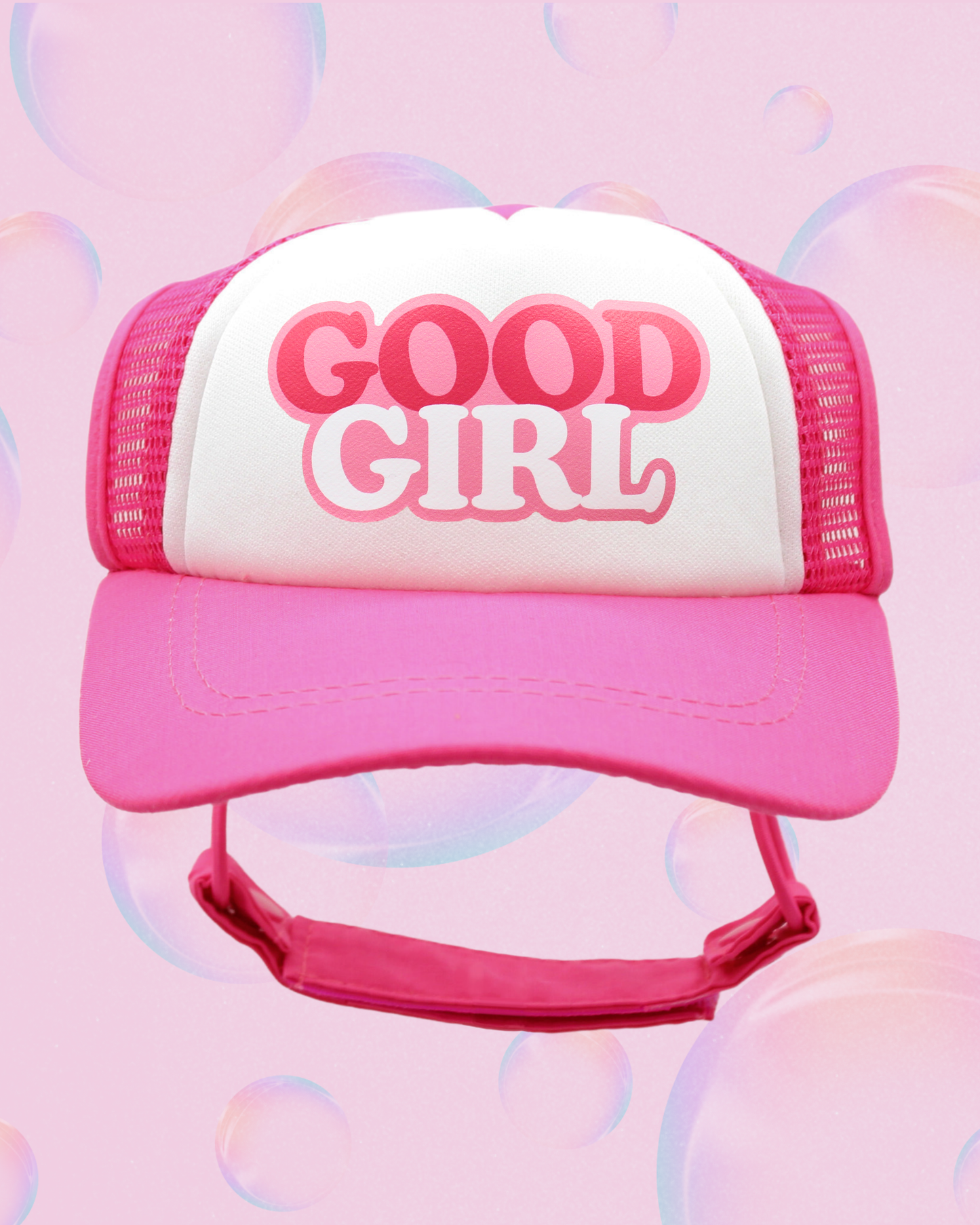 good girl bubble text