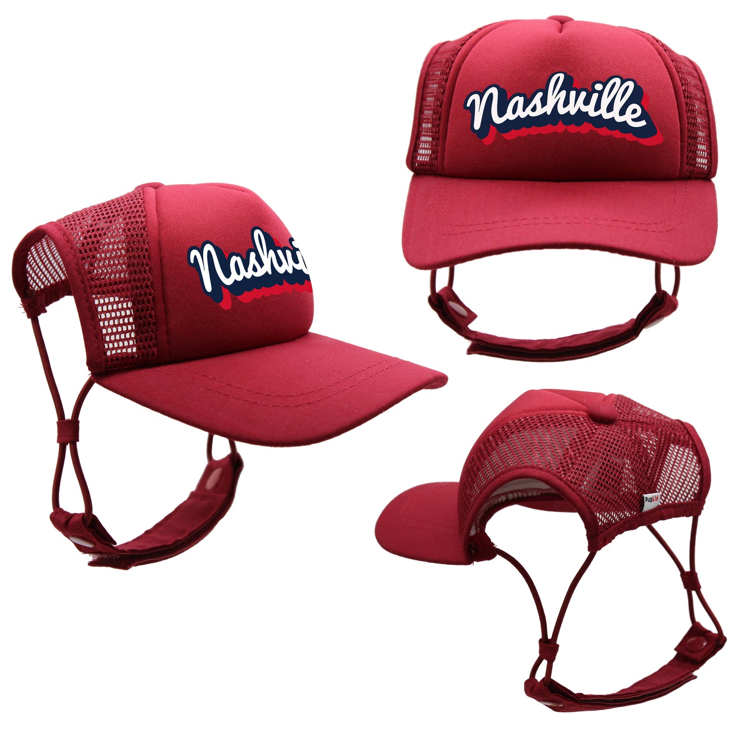 PupLid Cities & States | Solid Colors | Size Tiny Dog Hat