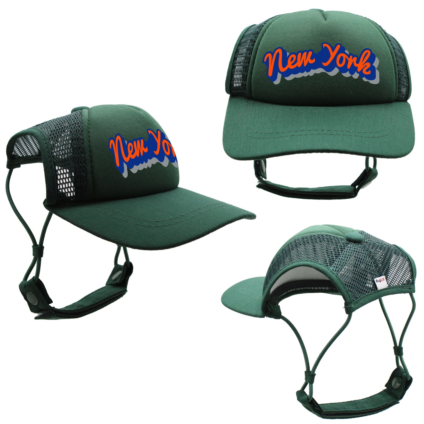 PupLid Cities & States | Solid Colors | Size Tiny Dog Hat