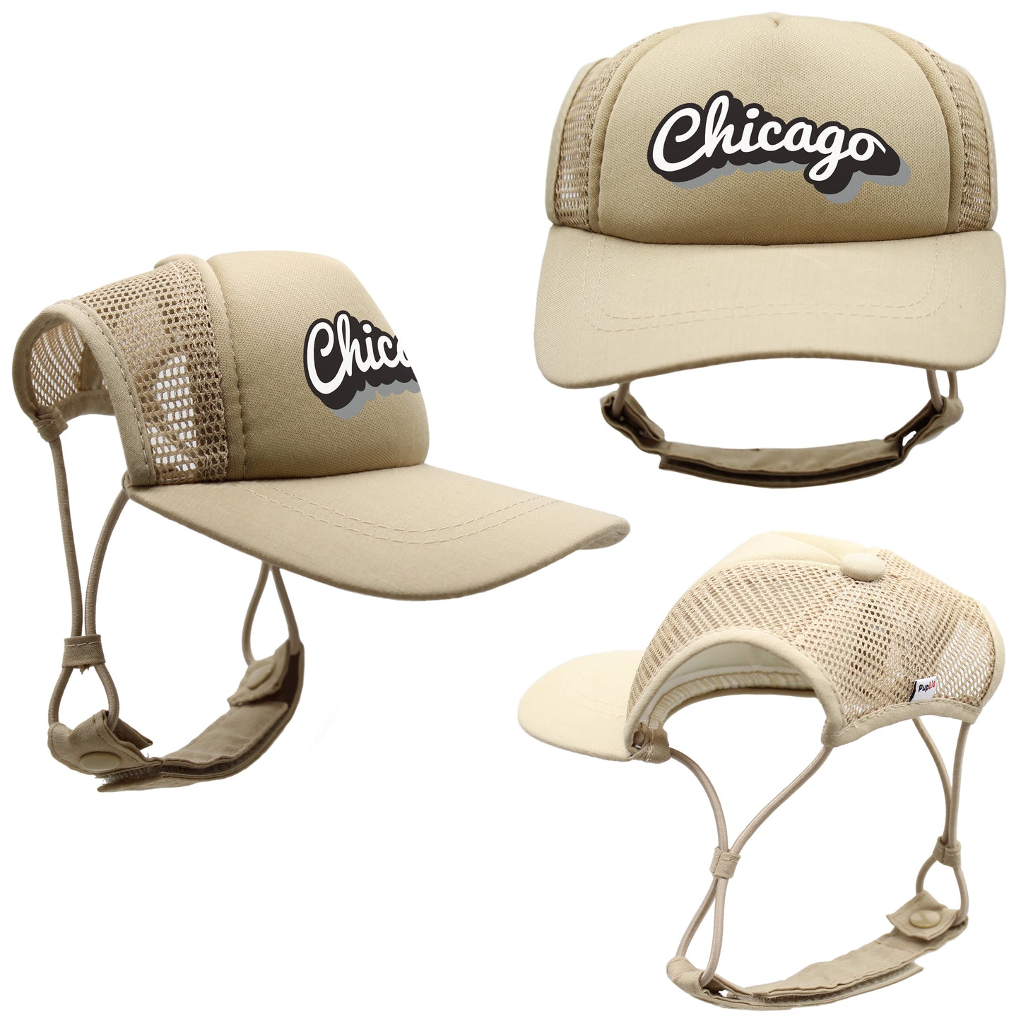 PupLid Cities & States | Solid Colors | Size Tiny Dog Hat