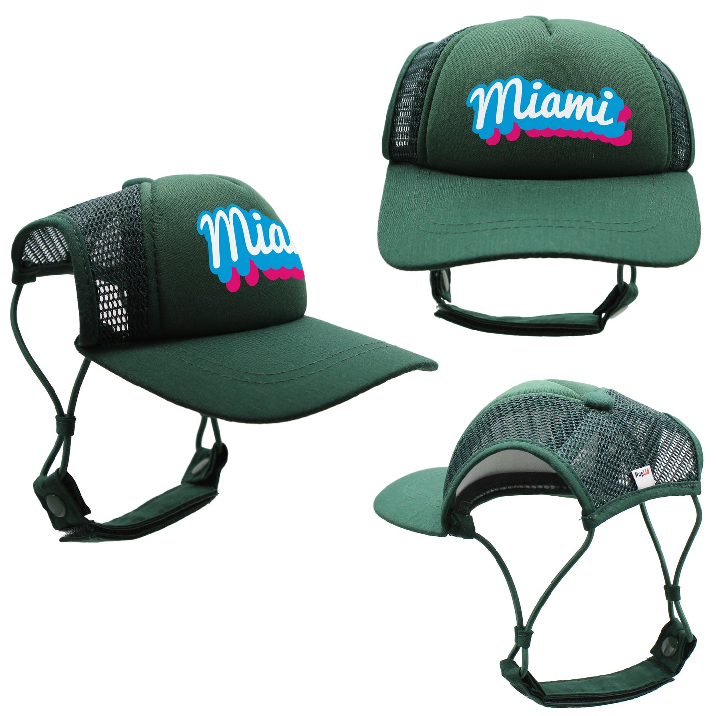 PupLid Cities & States | Solid Colors | Size Tiny Dog Hat