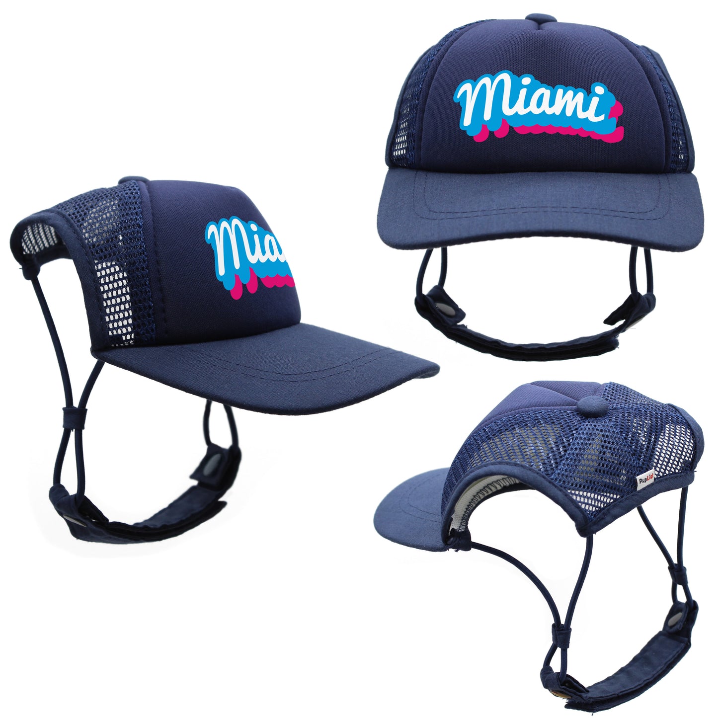 PupLid Cities & States | Solid Colors | Size Tiny Dog Hat