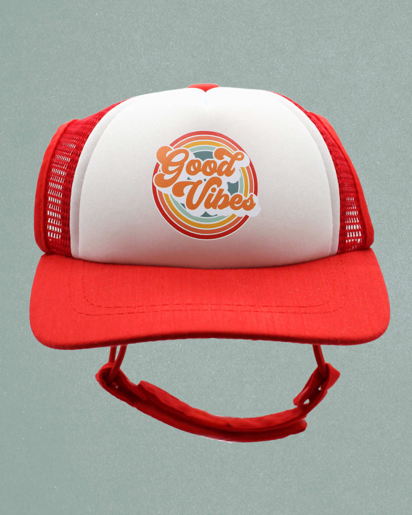 good vibes cat hat