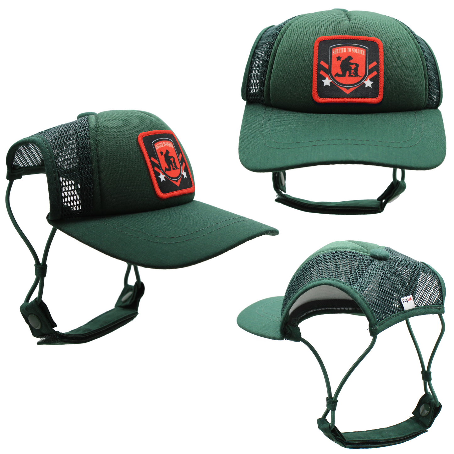 Shelter to Solider x PupLid | Size XS Dog Hat