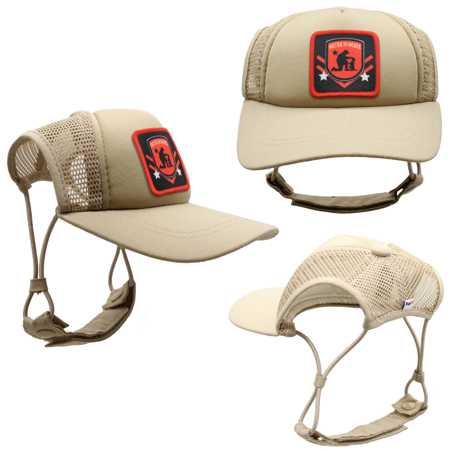 Shelter to Soldier x PupLid | Size Medium Dog Hat