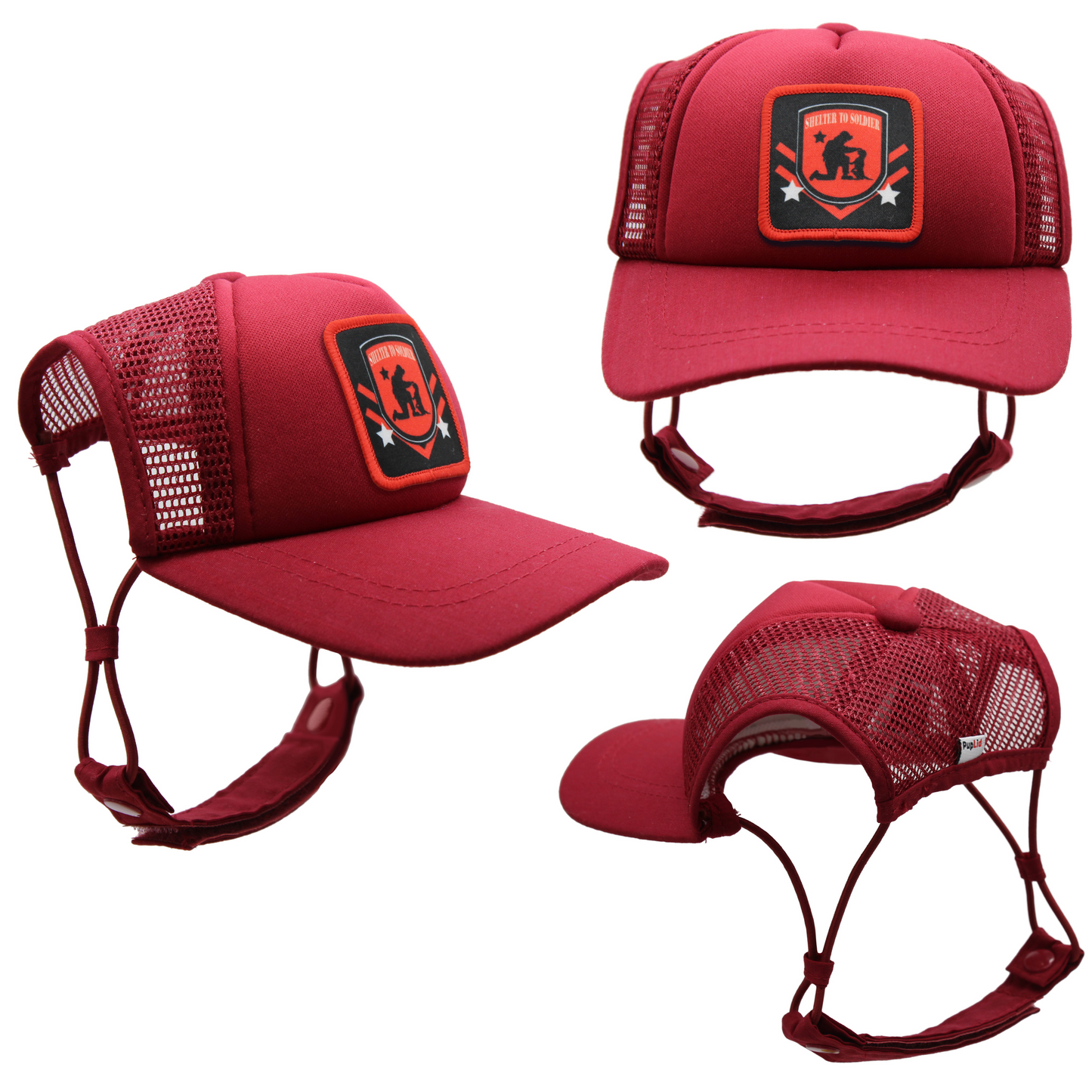 Shelter to Solider x PupLid | Size XS Dog Hat
