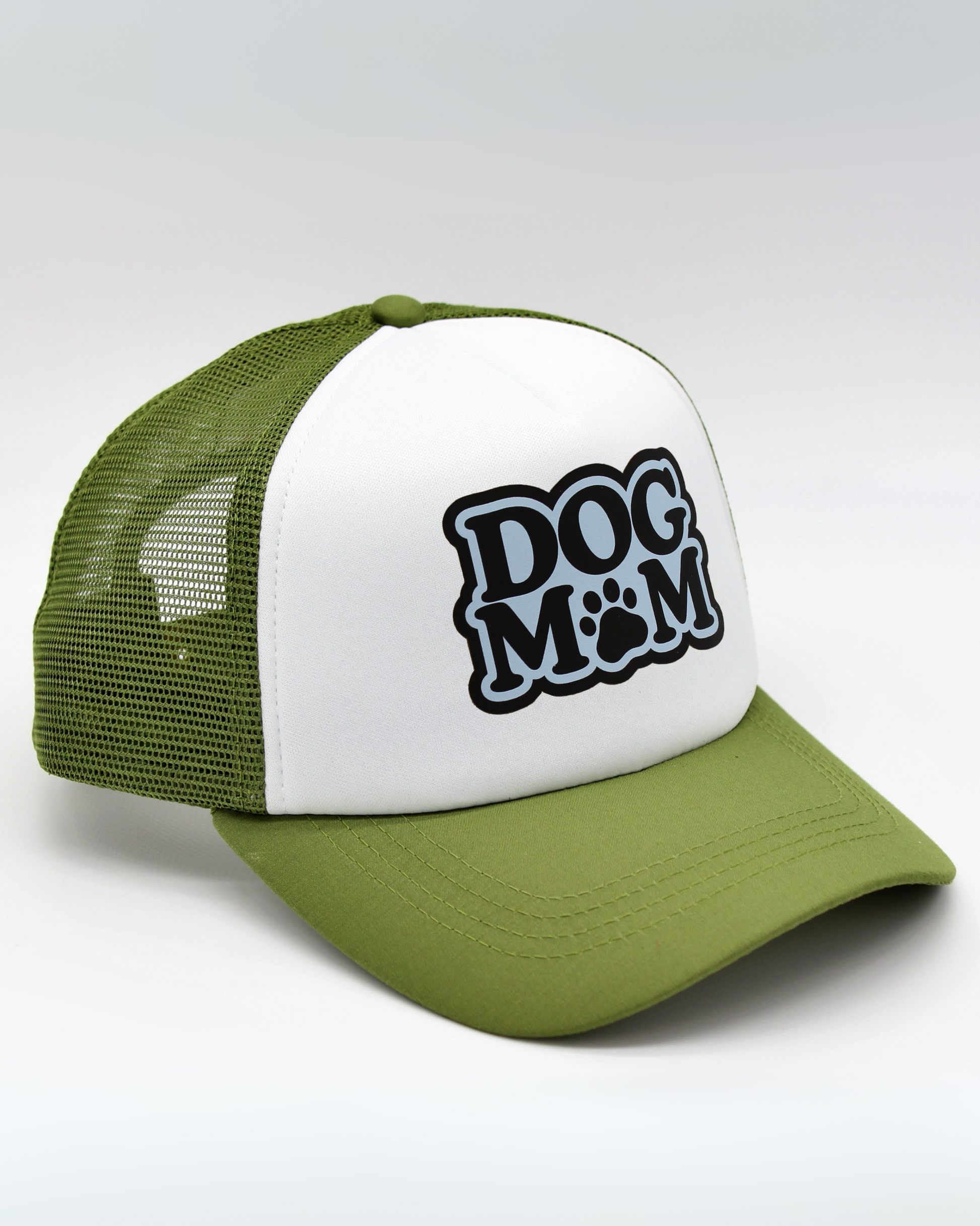 dog mom classic text matching human hat
