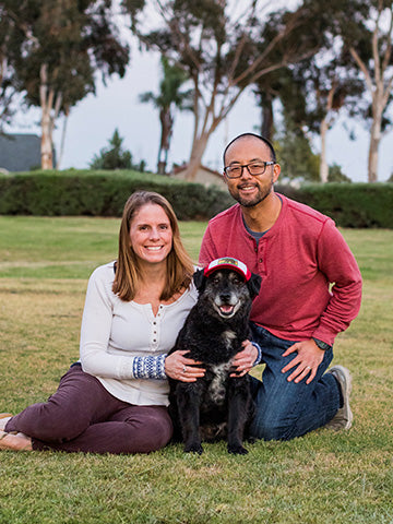 PupLid is co-founded by veterinarian Kathy Burnell, engineer Tony Choi and Buddy, who demanded sun protection with uncompromising style.