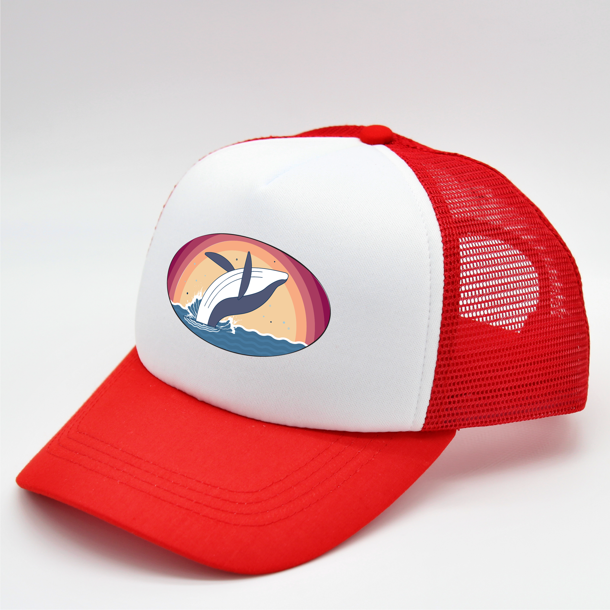 whale matching human hat