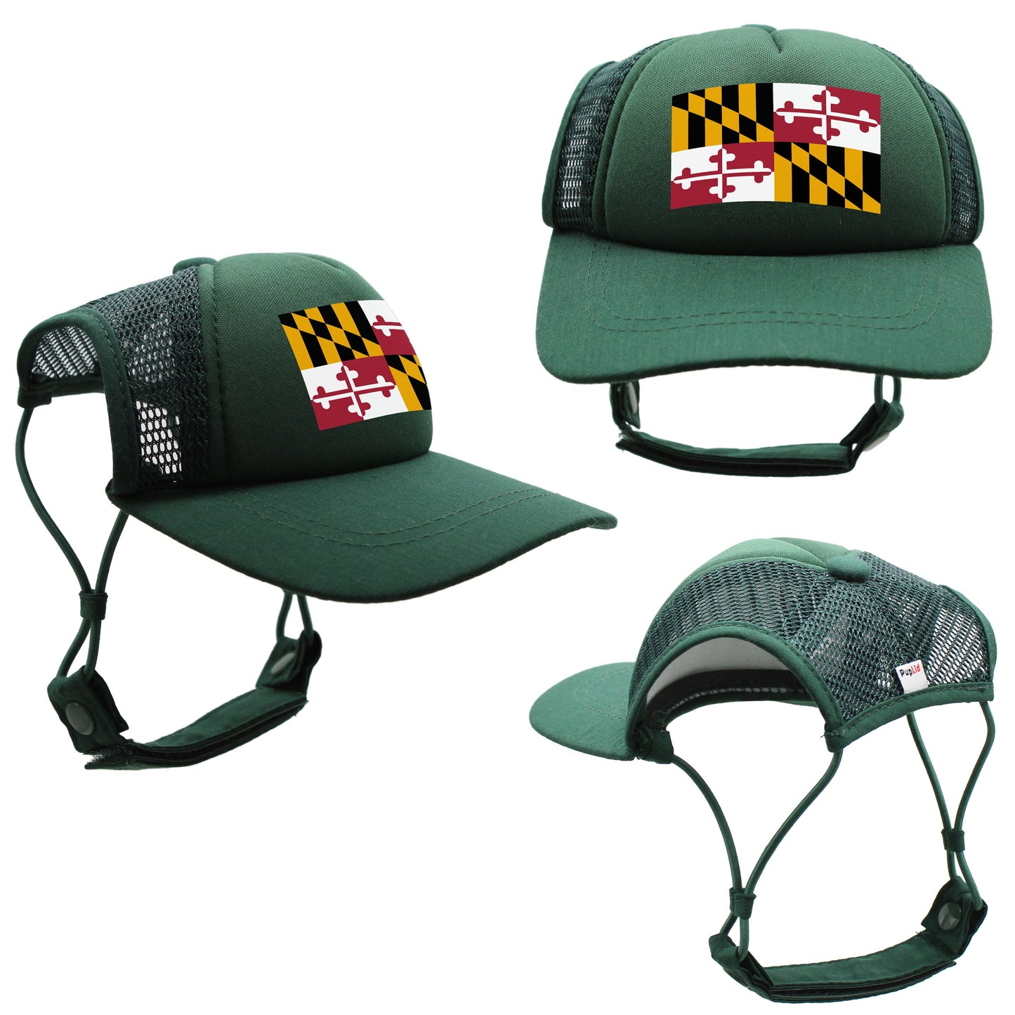 PupLid Cities & States | Solid Colors | Size Medium Dog Hat | Fall Collection