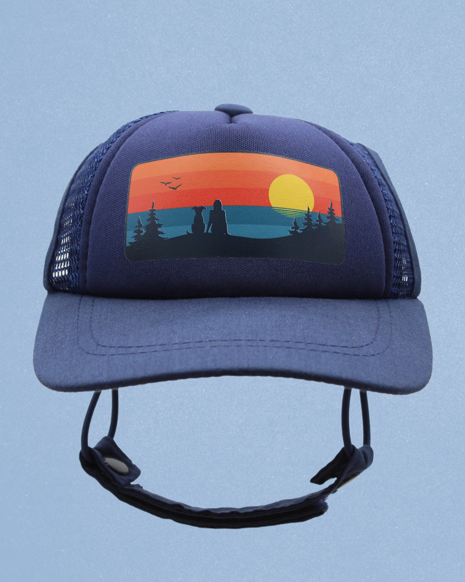 Ocean Vista Dog Mom Trucker Hat for Dogs | PupLid Trucker Hats for