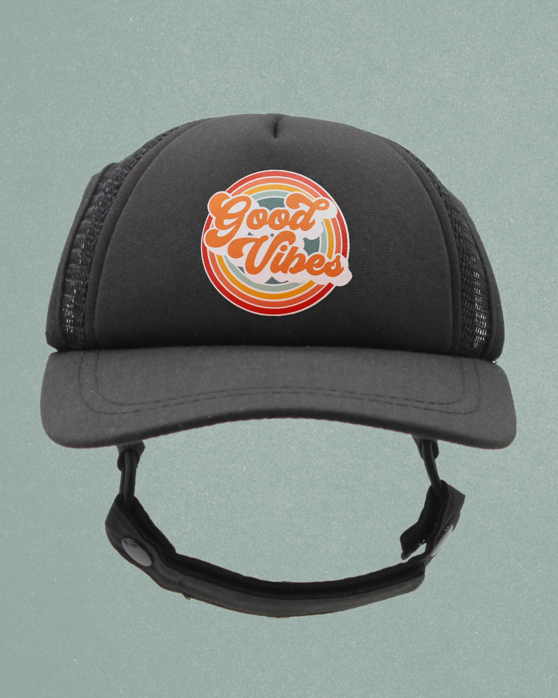 good vibes cat hat