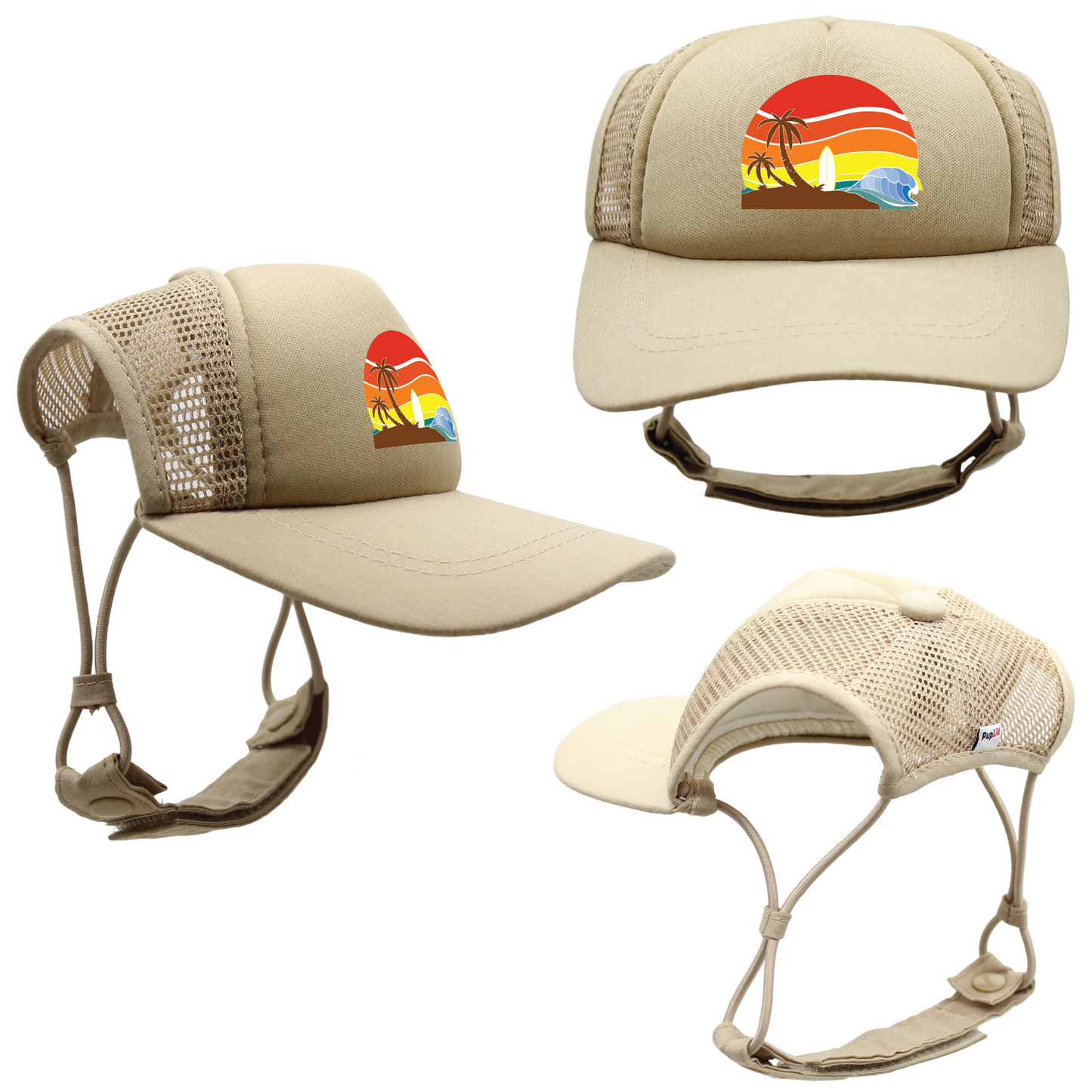 PupLid Sunset Designs | Size XL Dog Hat