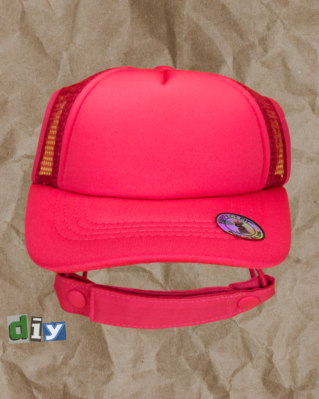 DIY foam trucker hats