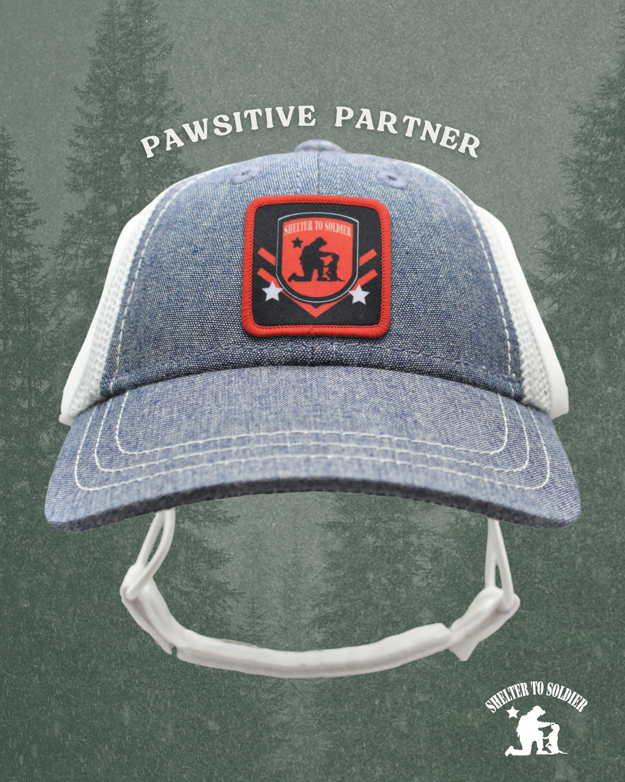 shelter to soldier baseball hat | pawsitive partner
