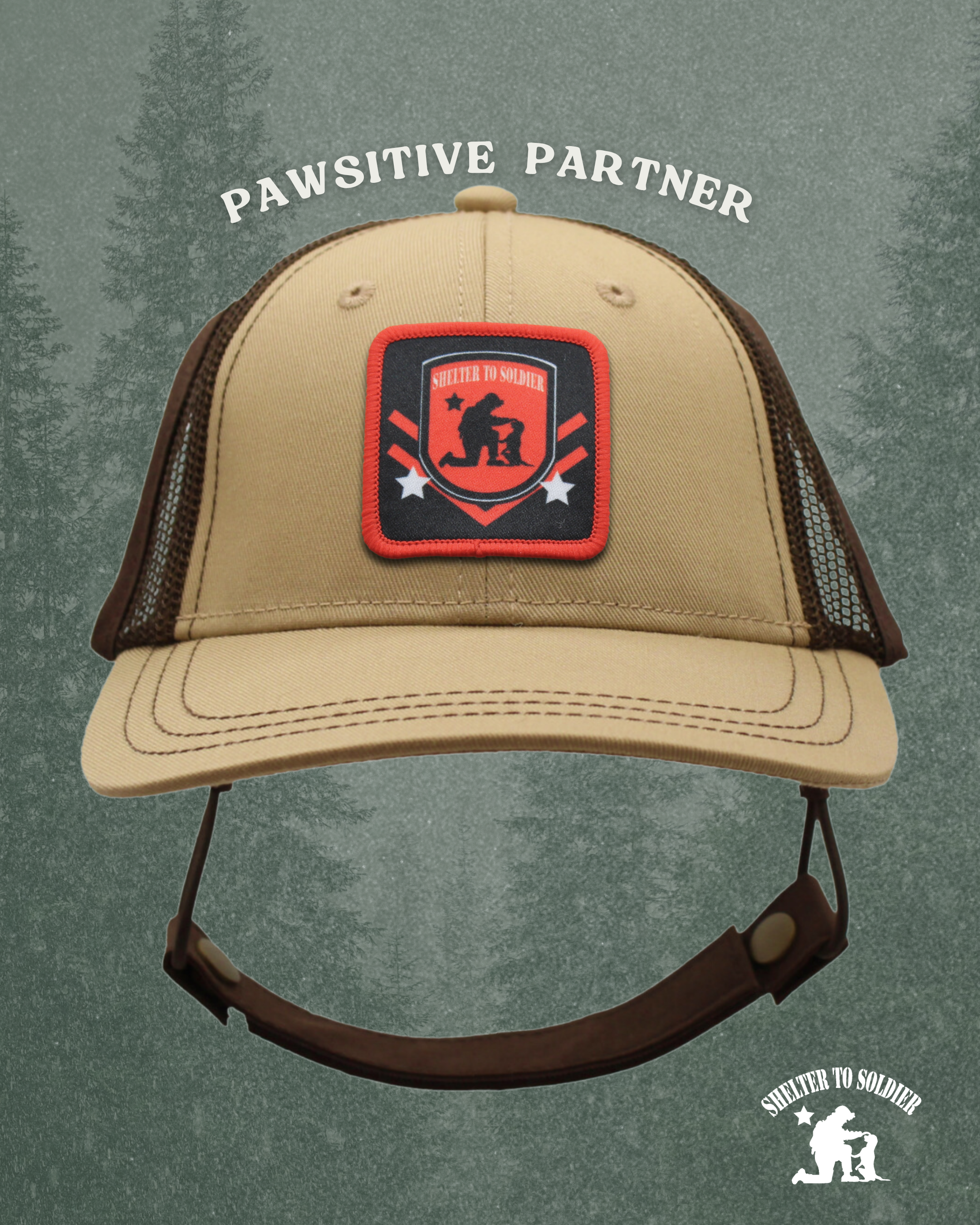 shelter to soldier baseball hat | pawsitive partner