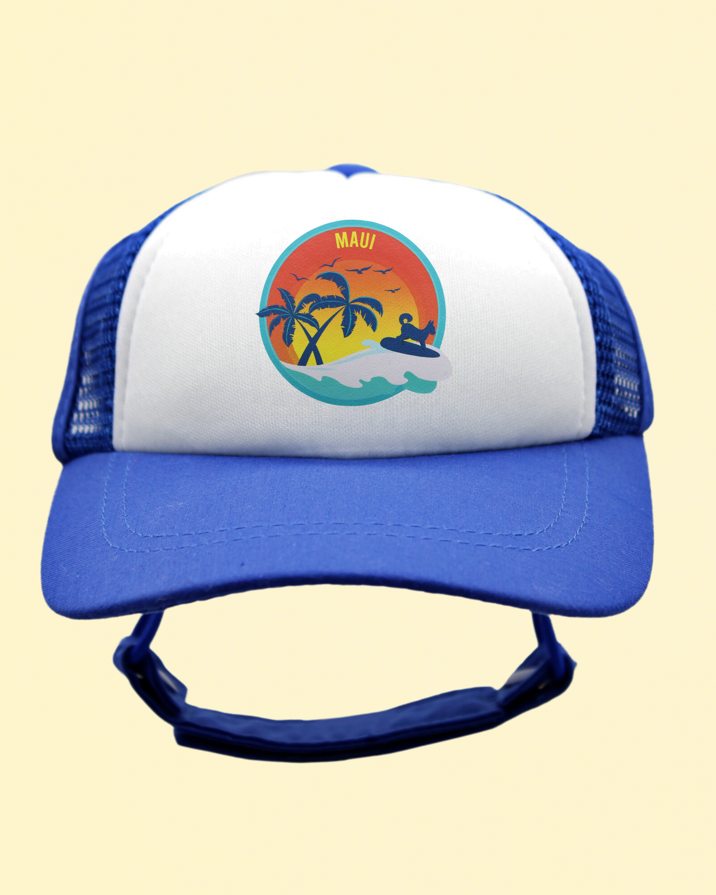 maui surfer dog