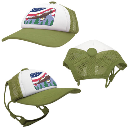 PupLid USA Designs | Size Medium Dog Hat