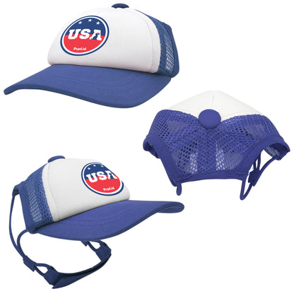 PupLid USA Designs | Size Medium Dog Hat