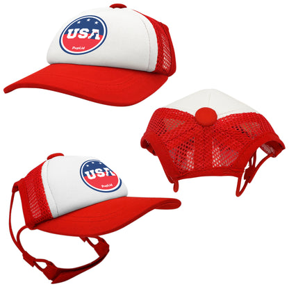 PupLid USA Designs | Size Medium Dog Hat