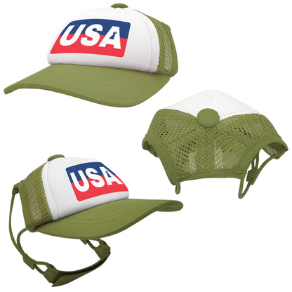 PupLid USA Designs | Size Medium Dog Hat