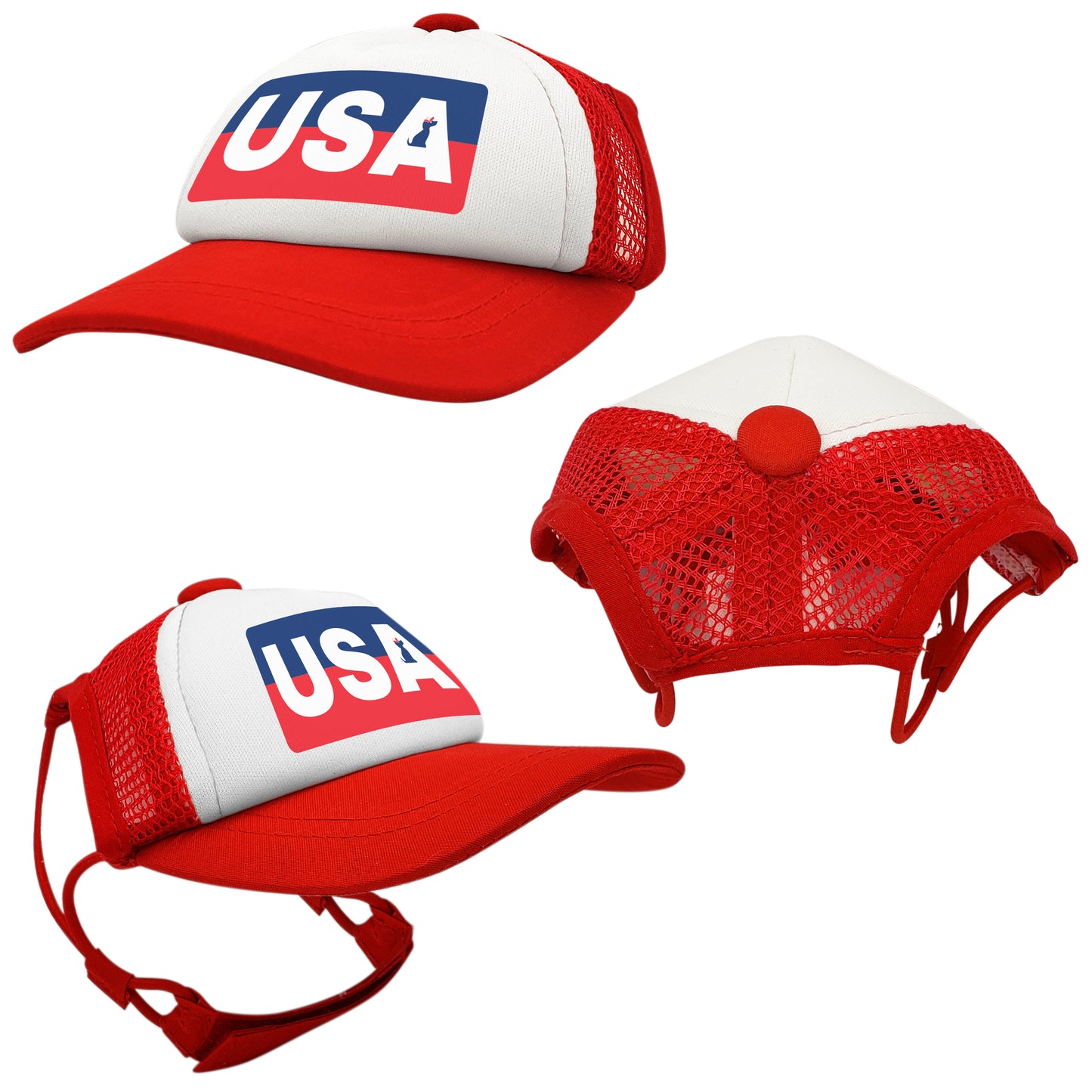 PupLid USA Designs | Size Medium Dog Hat