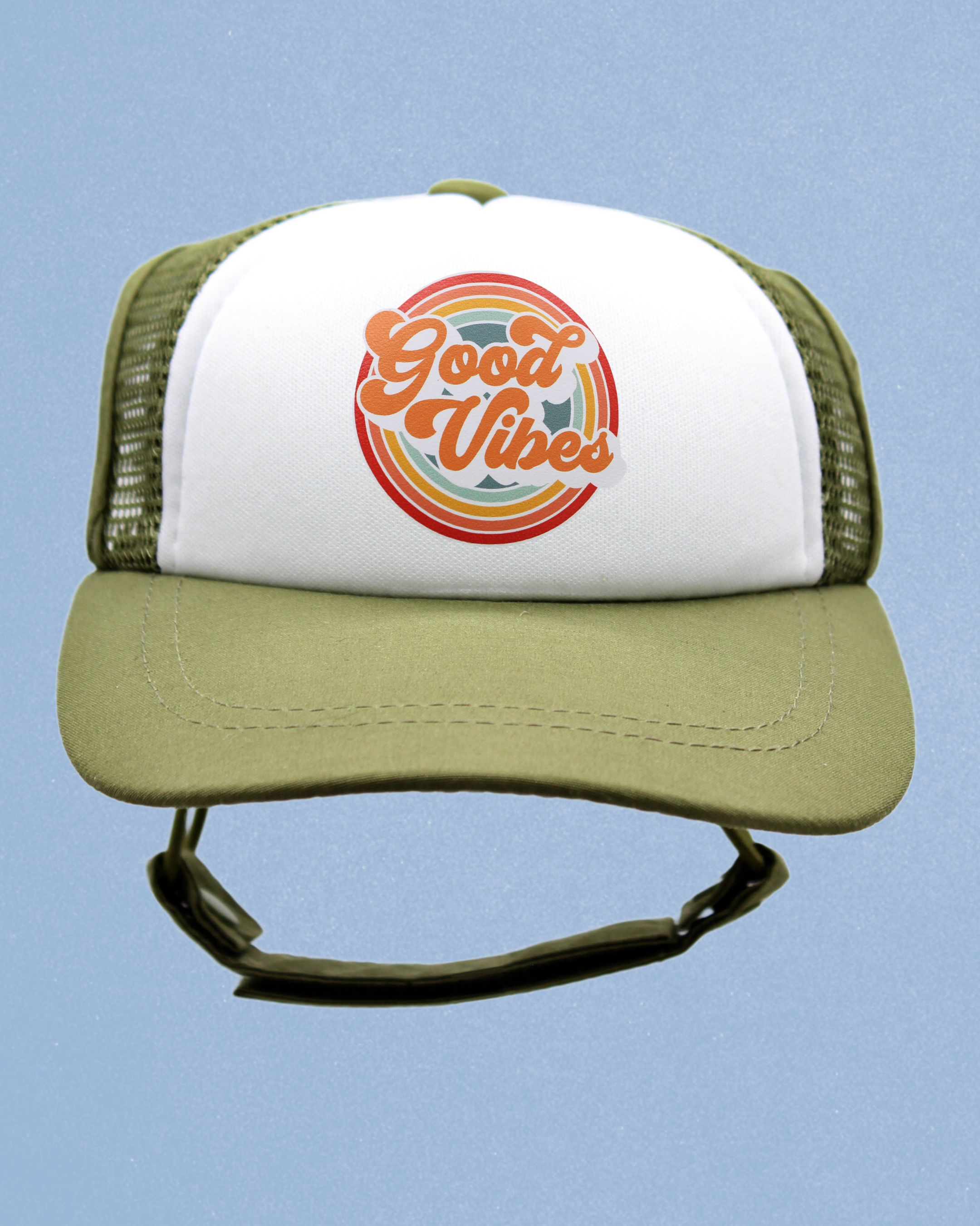 good vibes cat hat