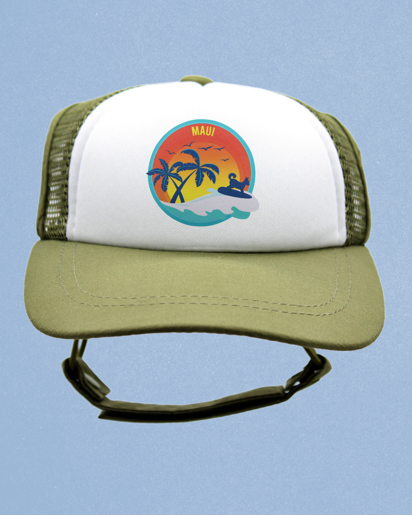 maui surfer dog