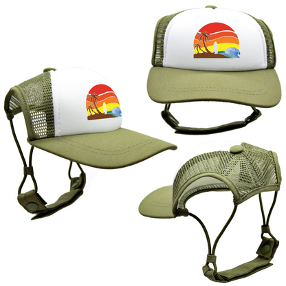 PupLid Sunset Designs | Size XXS Dog Hat