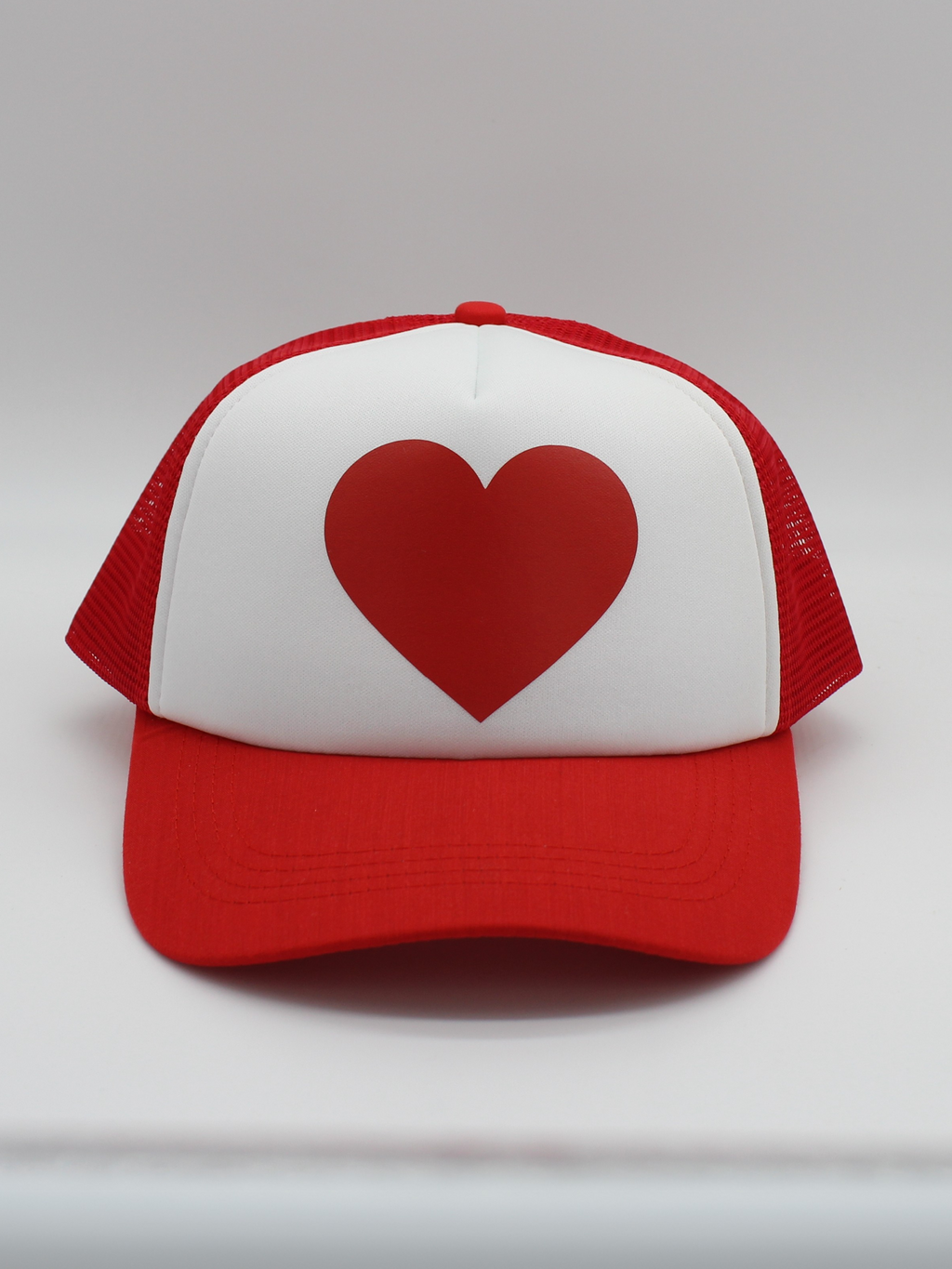heart matching human hat