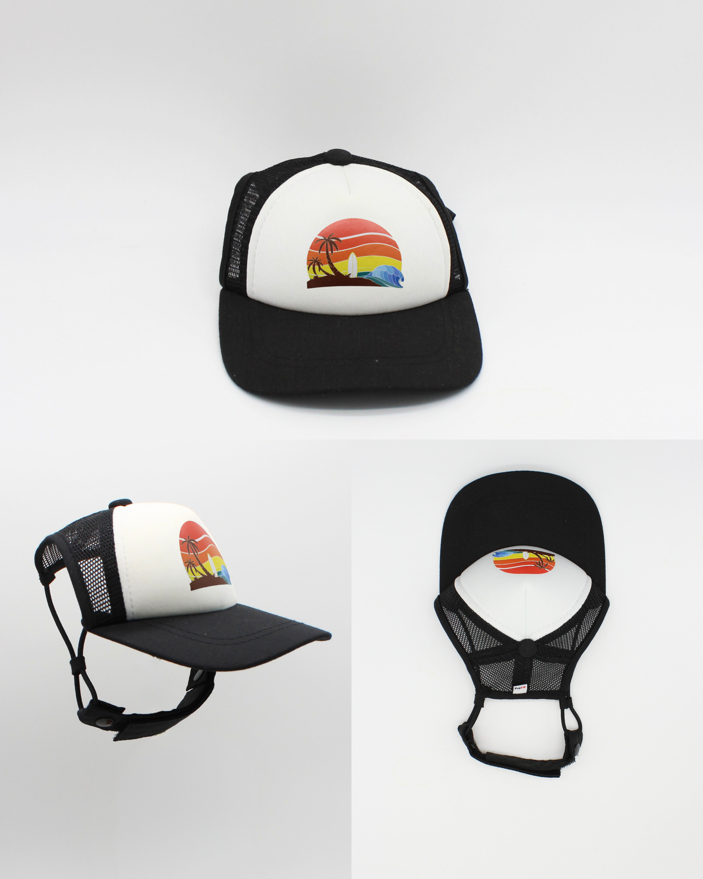 island sunset cat hat