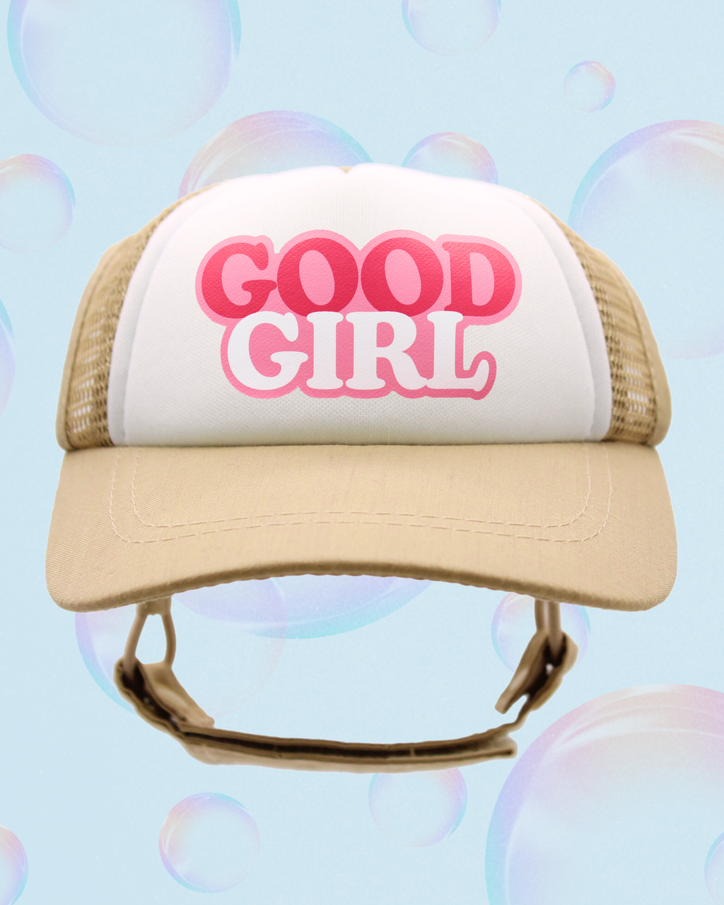 good girl bubble text