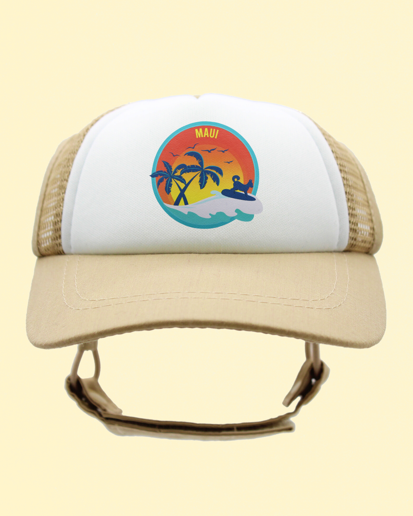 maui surfer dog