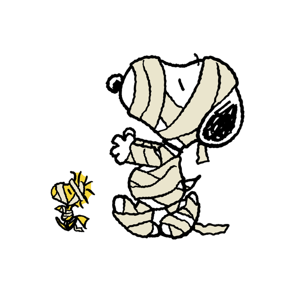 Snoopy & Woodstock Mummy Duo