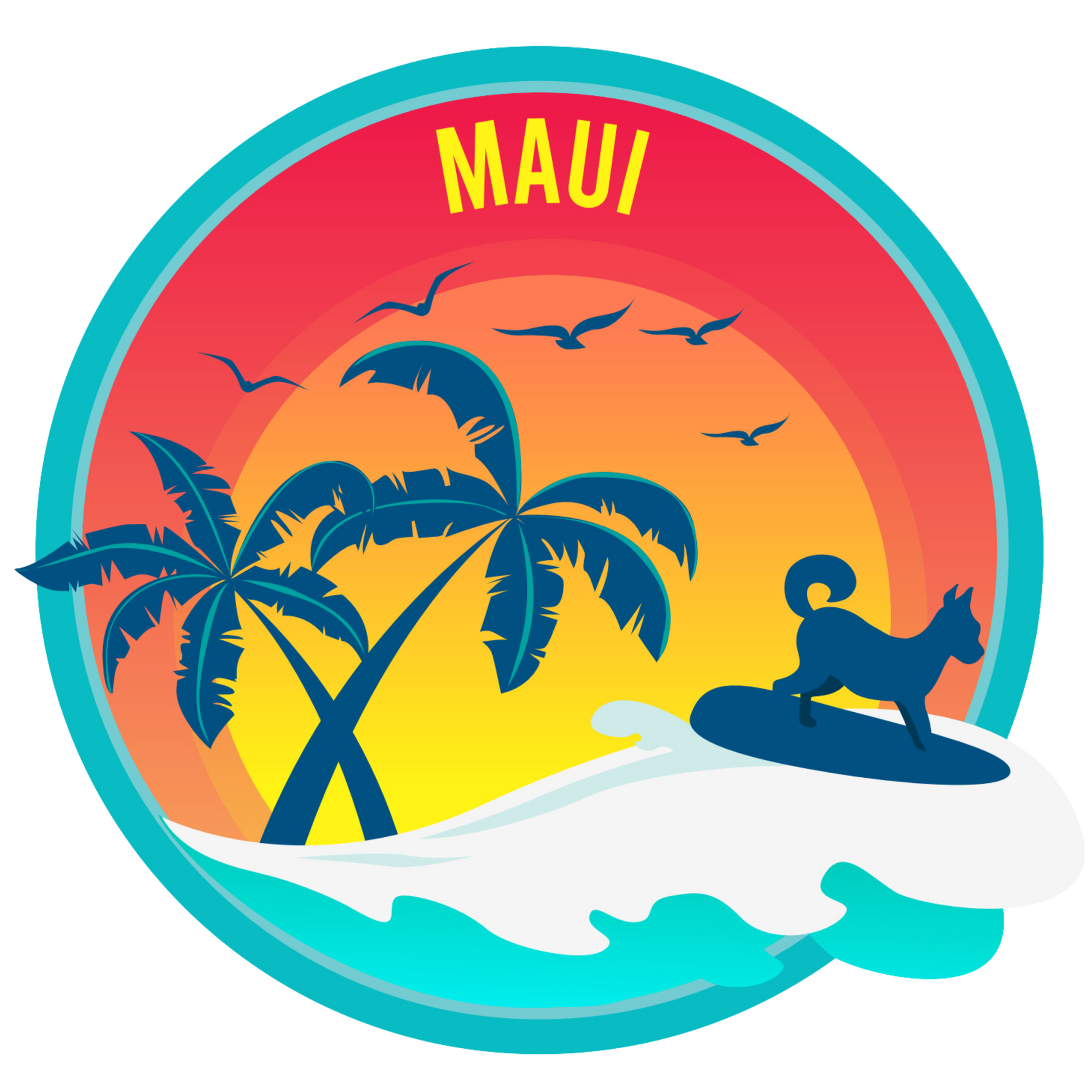maui surfer dog | pawsitive partner