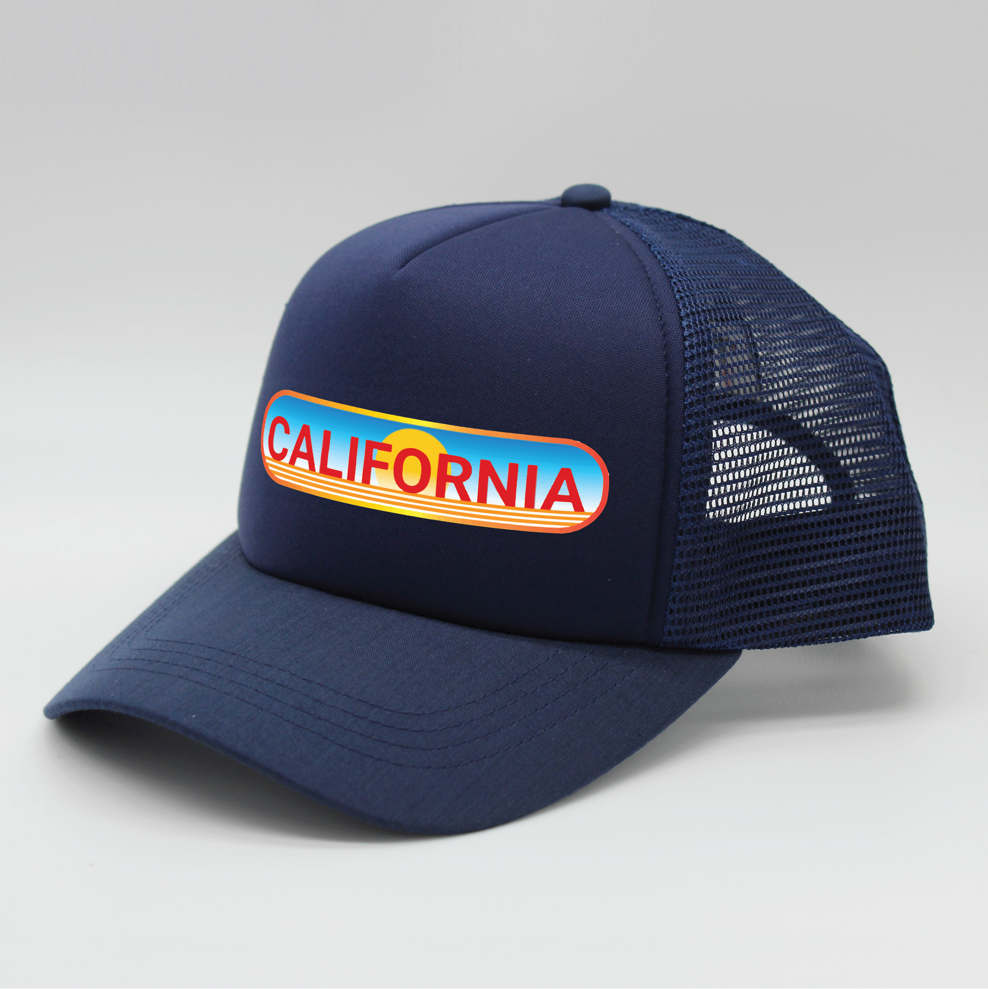 sunset designs matching human hat