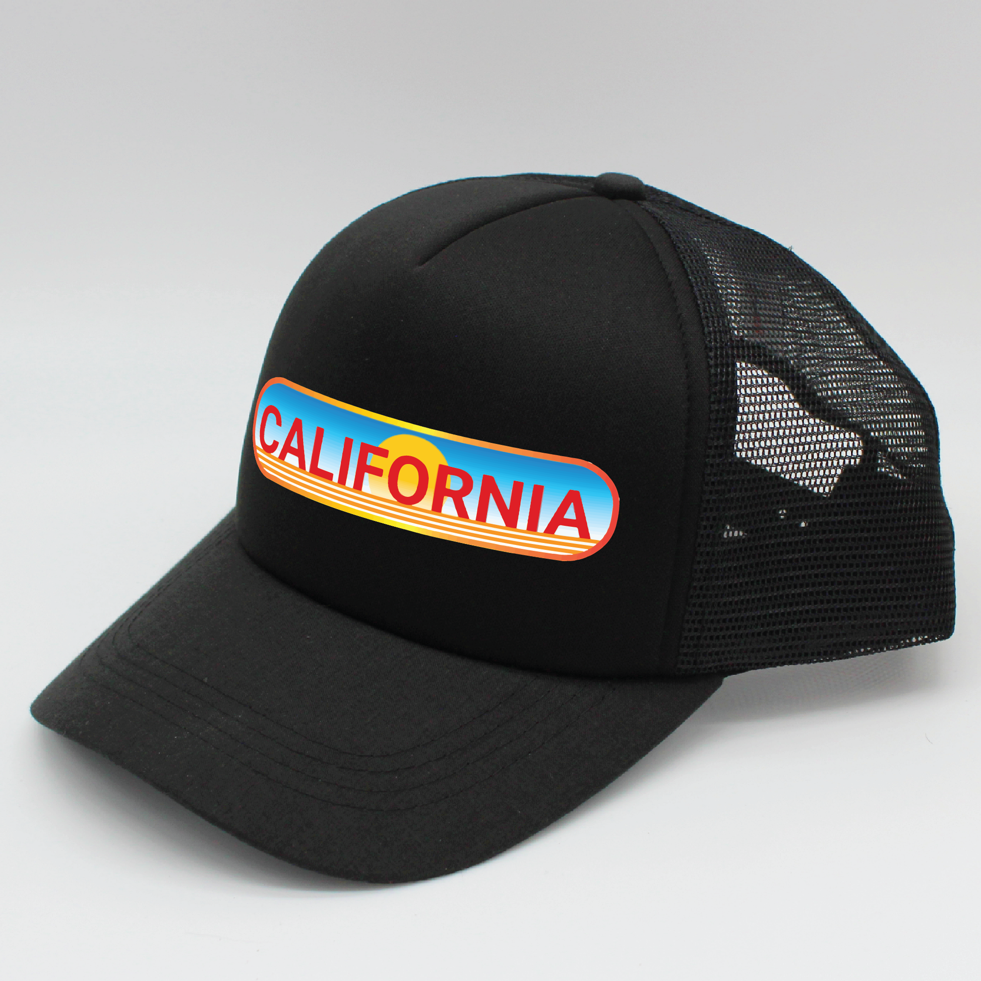 sunset designs matching human hat