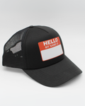 HELLO MY NAME IS | matching human hat